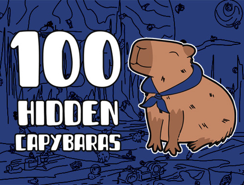 คาปิบาร่าที่ซ่อนอยู่ 100 ตัว  เกมออนไลน์