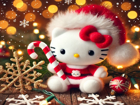 ปริศนาคริสต์มาส Hello Kitty  เกมออนไลน์