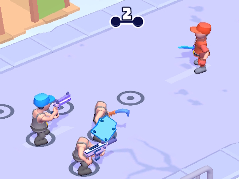 ผู้ประกอบหน่วย: แดง vs น้ำเงิน  เกมออนไลน์