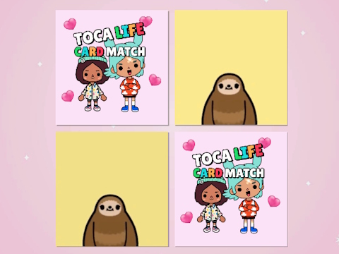 การจับคู่การ์ดหน่วยความจำ Toca Life  เกมออนไลน์