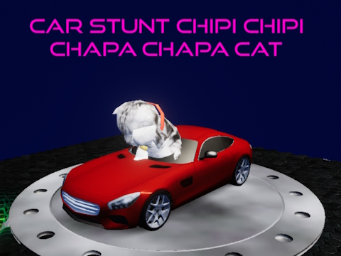 รถผาดโผน Chipi Chipi Chapa Chapa Cat  เกมออนไลน์