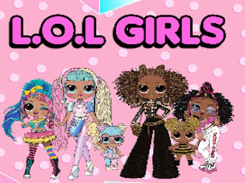 ล. โอ สมุดระบายสี L OMG Girls  เกมออนไลน์