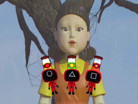 ปลาหมึก Sprunki แตะ 2  เกมออนไลน์