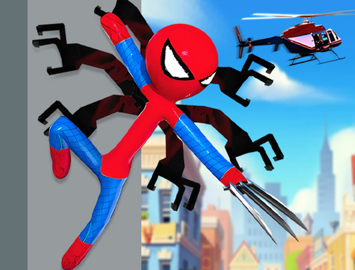 การต่อสู้ในสวนสนุก Spiderlox  เกมออนไลน์