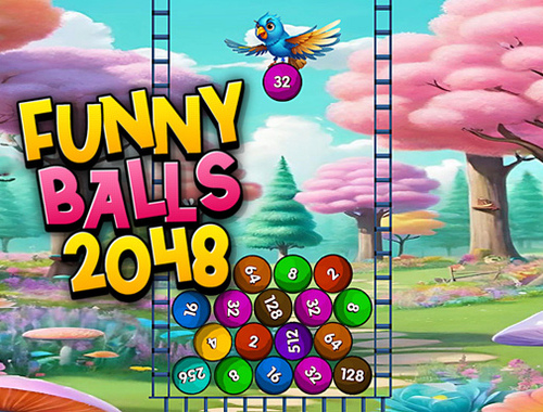ลูกบอลตลก 2048  เกมออนไลน์