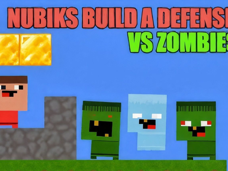 Nubiks สร้างเกมป้องกันปะทะซอมบี้  เกมออนไลน์