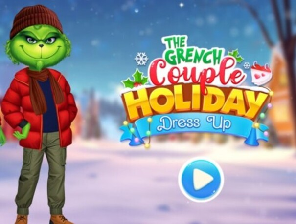 แต่งตัววันหยุดของคู่รักกรินช์  เกมออนไลน์