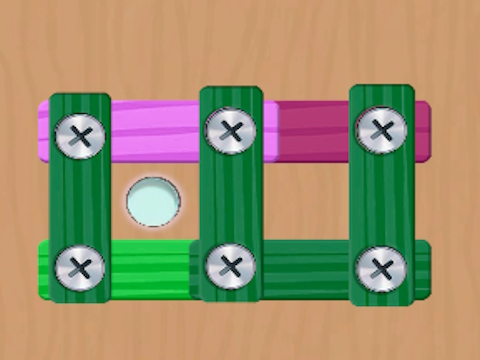 สลักเกลียวและถั่วในแบบ 3 มิติ!  เกมออนไลน์