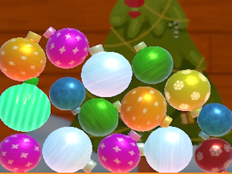 ลูกบอลปีใหม่ 2048 ในรูปแบบ 3 มิติ  เกมออนไลน์