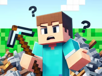 แบบทดสอบสำหรับเด็ก: Minecraft NOOB ถึง PRO  เกมออนไลน์
