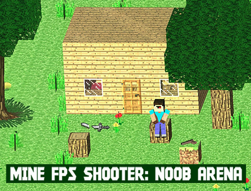 Mine FPS Shooter: Noob Arena เกมออนไลน์