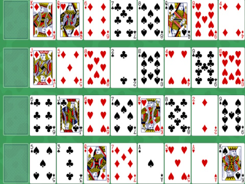 การ์ด: พรมเล่นไพ่คนเดียว  เกมออนไลน์