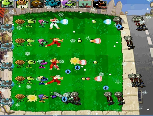 Street Fighter vs Zombies เกมออนไลน์