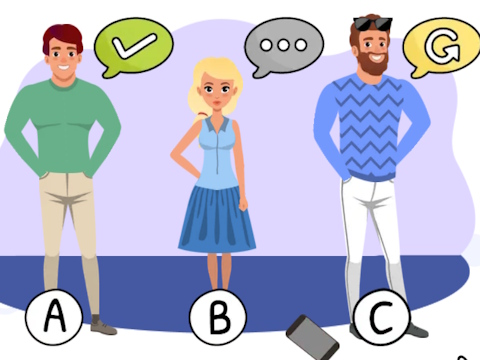ใคร? ปริศนาสมองและแชท 2 ตัว  เกมออนไลน์