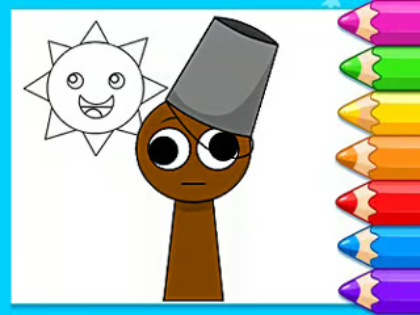 สมุดระบายสี: Sprunki Brud  เกมออนไลน์