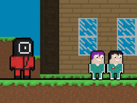 Squid Escape แต่ blockworld  เกมออนไลน์