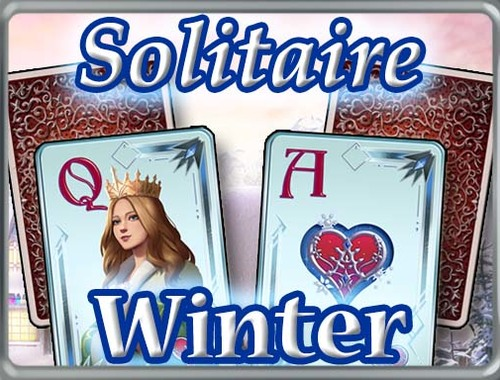 การแข่งขันอัญมณี: Solitaire Winterscapes  เกมออนไลน์