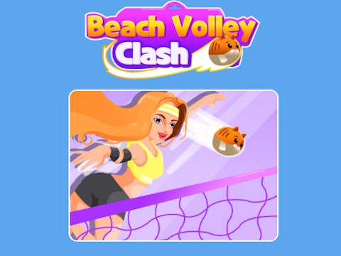 การปะทะกันของ Volley ชายหาด  เกมออนไลน์