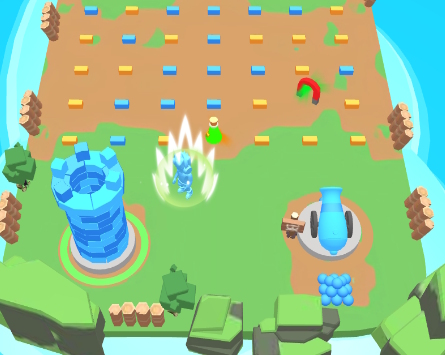 Tower Clash: รวบรวมอิฐ  เกมออนไลน์