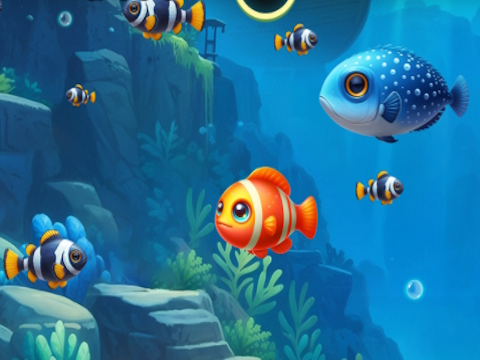 ปลาบ้า  เกมออนไลน์