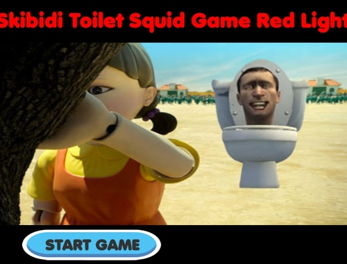 Skibidi Toilet Squid Game Red Light เกมออนไลน์