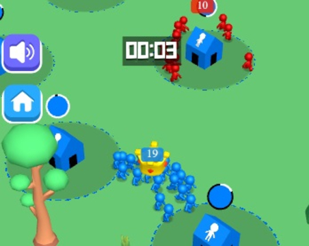ฝูงชนจำนวนมาก  เกมออนไลน์