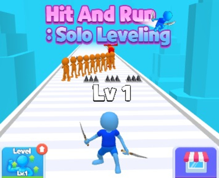 ตีและเรียกใช้การปรับระดับเดี่ยว  เกมออนไลน์