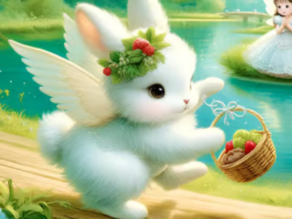 จิ๊กซอว์ปริศนา: Angel Bunny  เกมออนไลน์