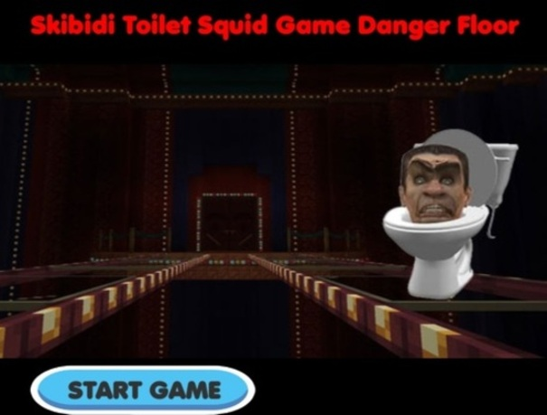 Skibidi Toilet Squid Game Floor Danger Floor  เกมออนไลน์