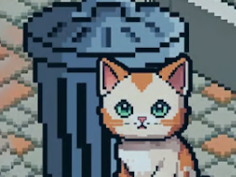 Pixel Cat Simulator: สัตว์เลี้ยงของฉัน  เกมออนไลน์