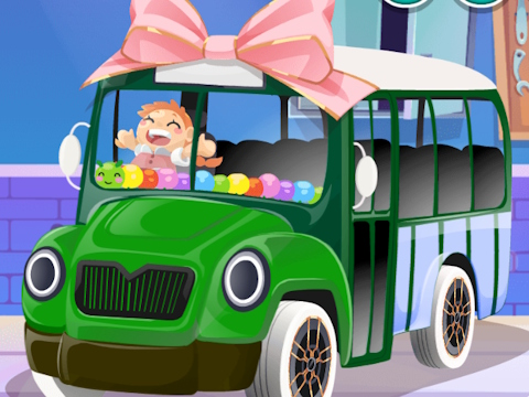 การตกแต่ง: รถโรงเรียน  เกมออนไลน์