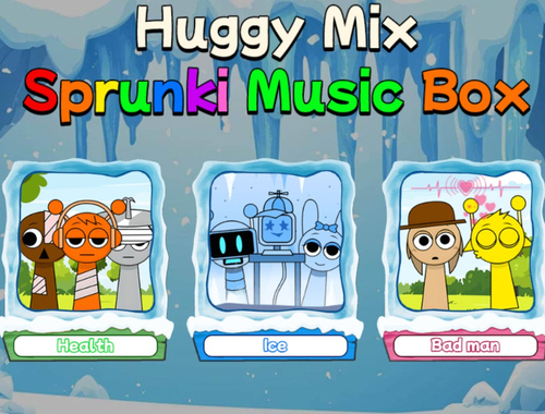 Huggy Mix Sprunki Music Box เกมออนไลน์