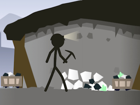 Stickman Mining Simulator เกมออนไลน์