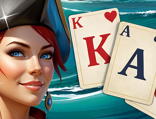 เกาะ Solitaire Klondike Treasure  เกมออนไลน์