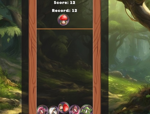 ผสานเห็ด 2048!  เกมออนไลน์