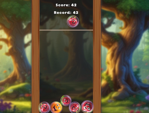 จับคู่ผลไม้ในฟอง!  เกมออนไลน์