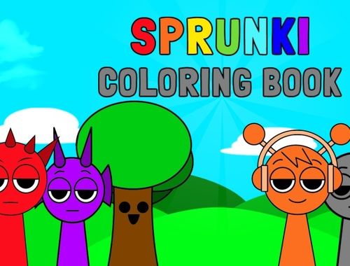 สมุดระบายสี Sprunki  เกมออนไลน์