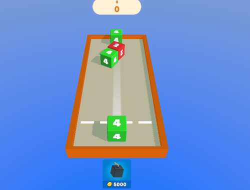 ผสานลูกบาศก์ 2048 3D  เกมออนไลน์