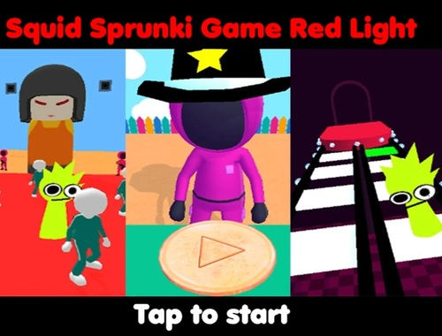 Squid Sprunki Game Red Light เกมออนไลน์