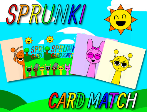 การจับคู่การ์ดหน่วยความจำ Sprunki  เกมออนไลน์