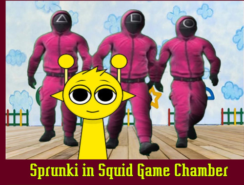 Sprunki ในห้องเกมปลาหมึก  เกมออนไลน์