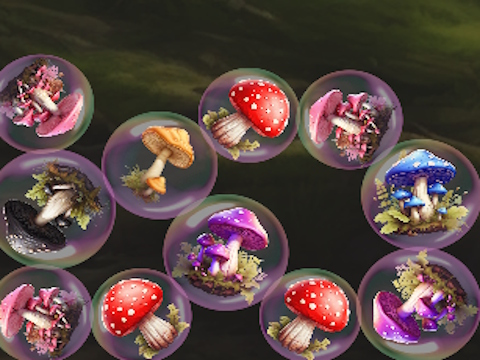Mergemushrooms: 2048! เกมออนไลน์