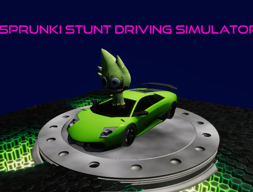 Sprunki Stunt Driving Simulator เกมออนไลน์