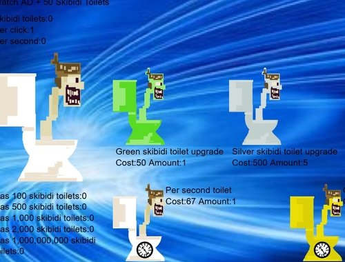 Skibidi Toilet Clicker อื่น  เกมออนไลน์
