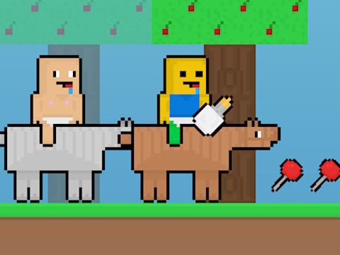 ทารก noob vs baby obby horse  เกมออนไลน์