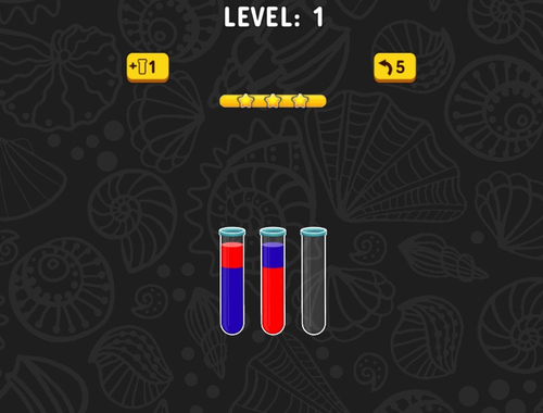 น้ำสี 3 มิติ  เกมออนไลน์