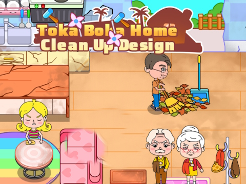 Toka Boka Home Clean Up Design เกมออนไลน์