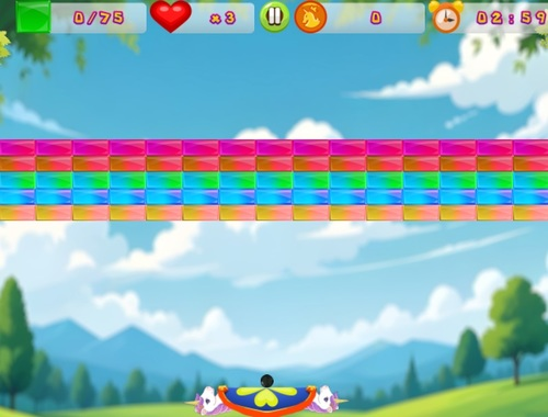 บล็อก Blaster Unicorn  เกมออนไลน์