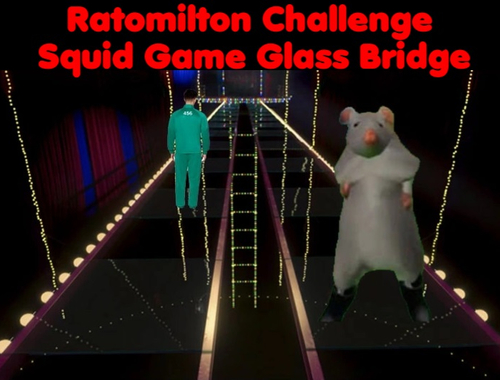 Rato Milton Challenge Squid Game Game Glass Bridge  เกมออนไลน์