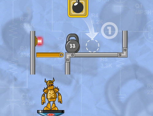ชนหุ่นยนต์!  เกมออนไลน์